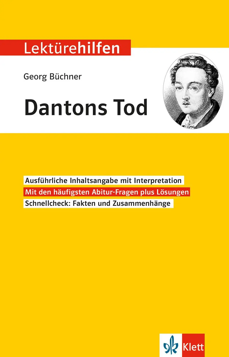 Cover: 9783129231333 | Lektürehilfen Georg Büchner "Dantons Tod" | Hansjürgen Popp | Buch