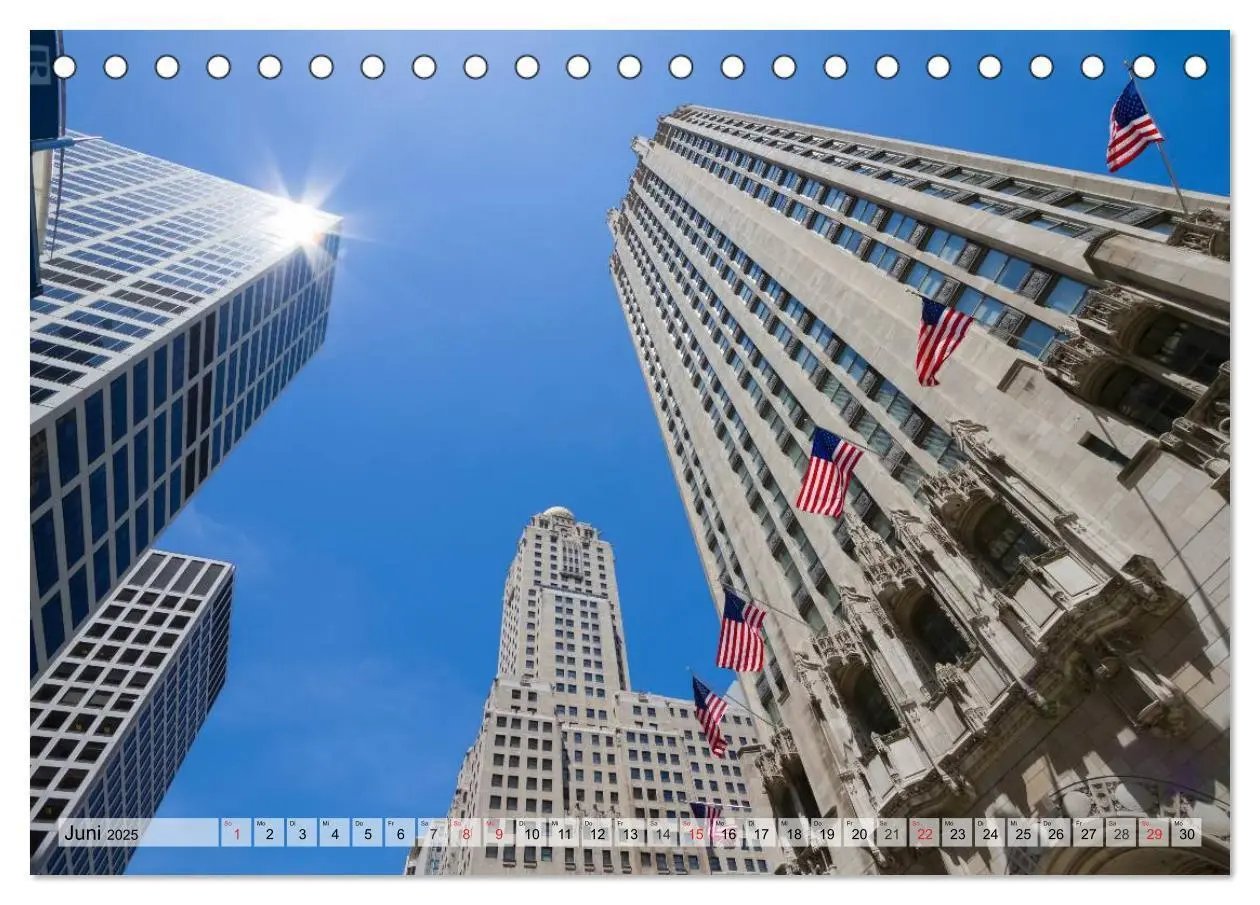Bild: 9783435691333 | CHICAGO Stadtzentrum (Tischkalender 2025 DIN A5 quer), CALVENDO...