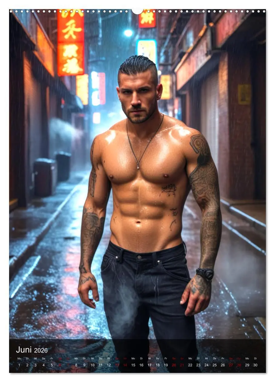 Bild: 9783457301333 | Tattoo Kings (Wandkalender 2026 DIN A2 hoch), CALVENDO Monatskalender