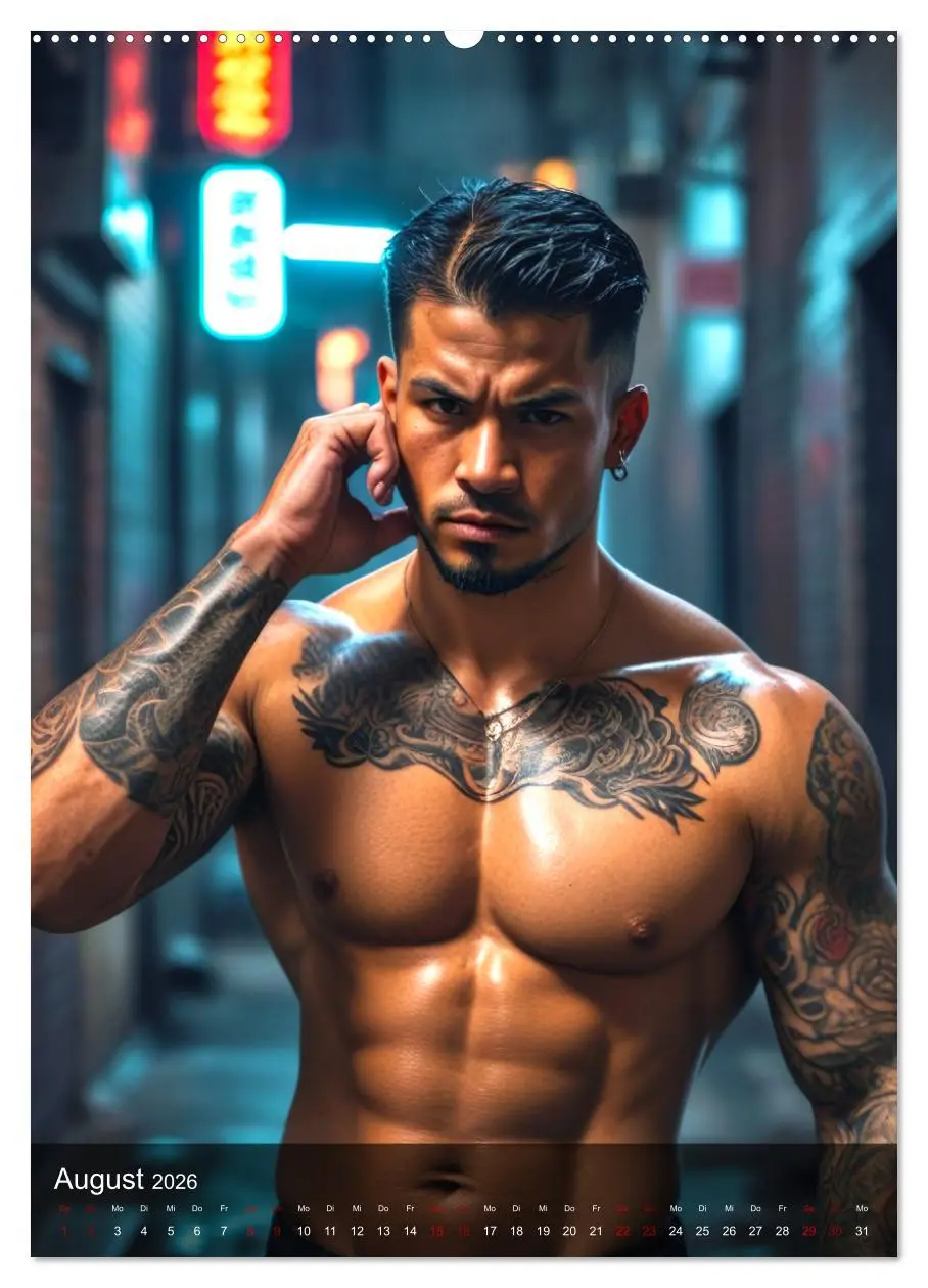 Bild: 9783457301333 | Tattoo Kings (Wandkalender 2026 DIN A2 hoch), CALVENDO Monatskalender