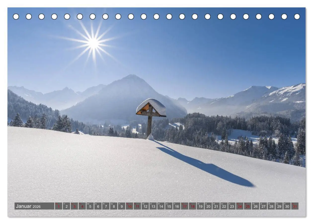 Bild: 9783457851333 | Faszination Oberallgäu (Tischkalender 2026 DIN A5 quer), CALVENDO...