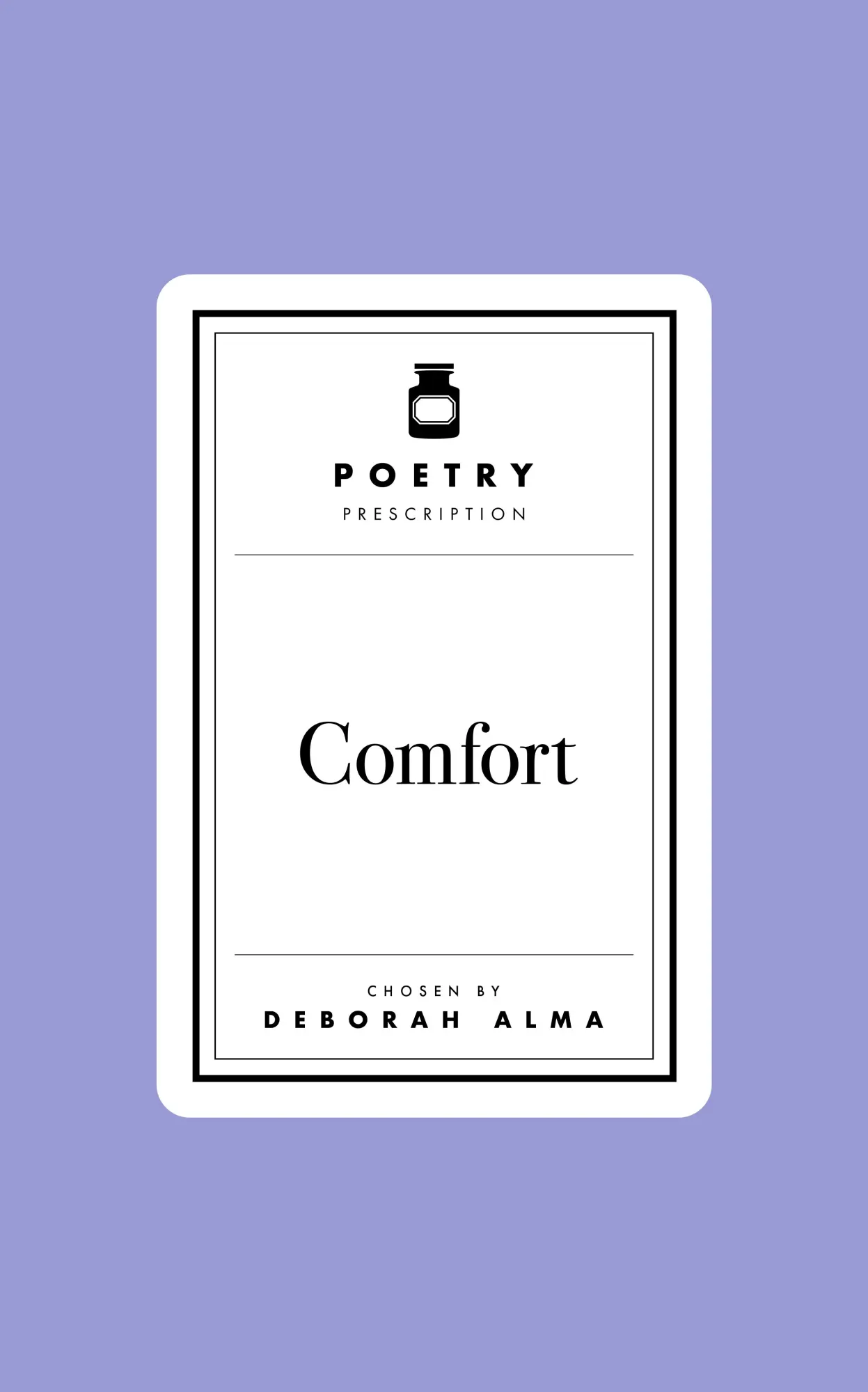 Cover: 9781035061433 | Poetry Prescription: Comfort | Deborah Alma | Buch | X | Englisch