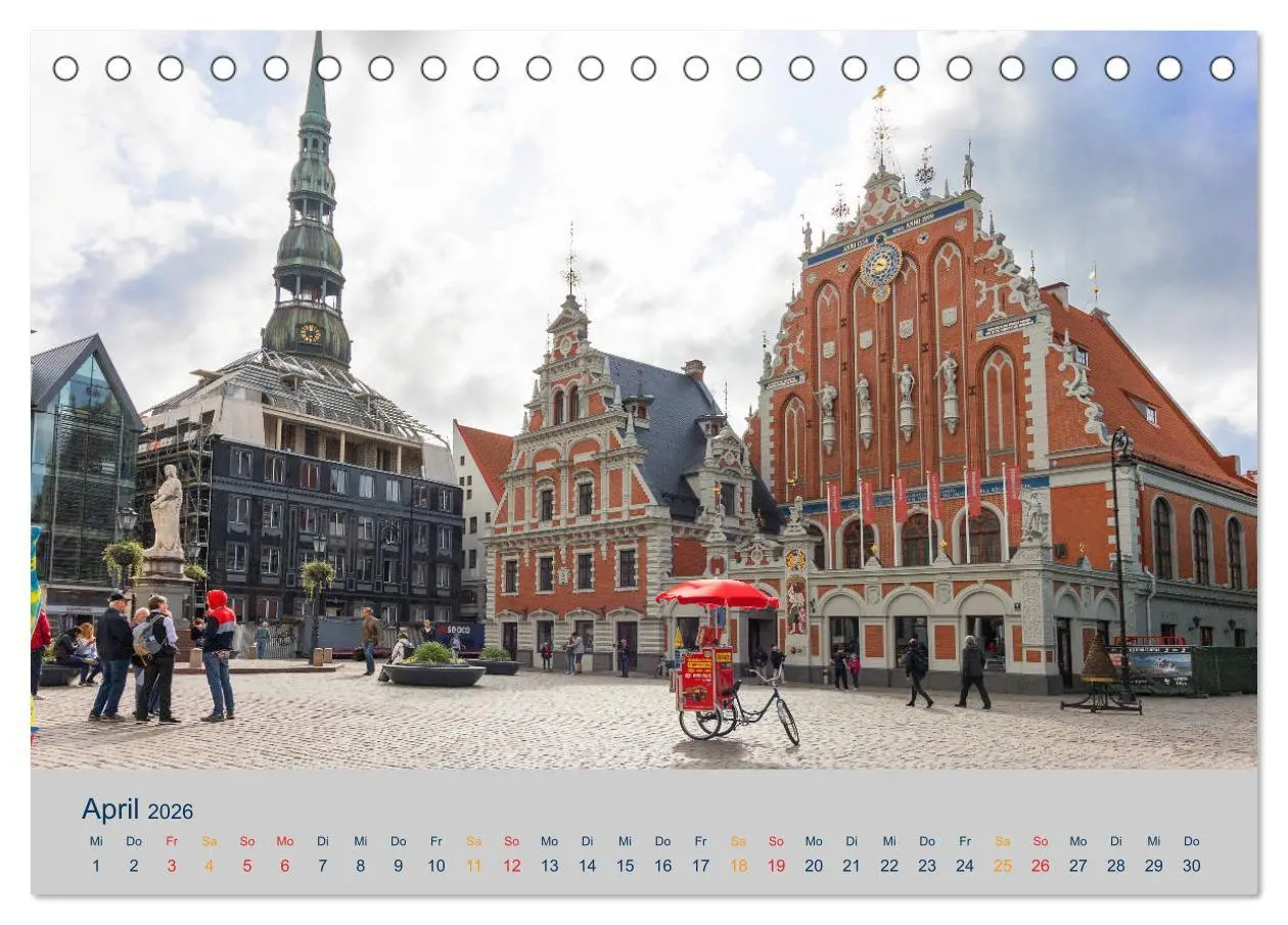 Bild: 9783457771433 | Charmante Baltische Städte entlang der Ostsee (Tischkalender 2026...