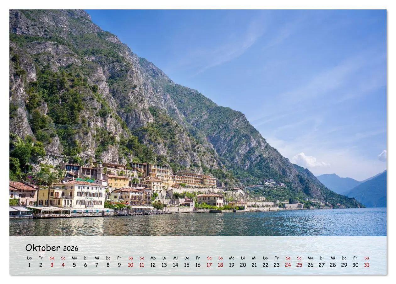 Bild: 9783516621433 | Limone sul Garda - Traumhaftes Städtchen am Gardasee (Tischkalender...