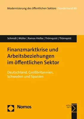 Cover: 9783848751433 | Finanzmarktkrise und Arbeitsbeziehungen im öffentlichen Sektor | Buch