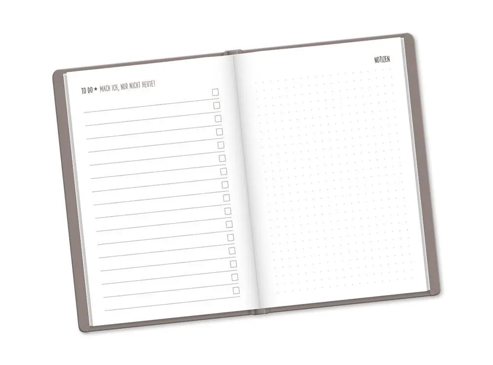 Bild: 9783986361433 | Terminplaner Lederlook 2026 Taupe | Terminplaner Lederlook A6 | Buch