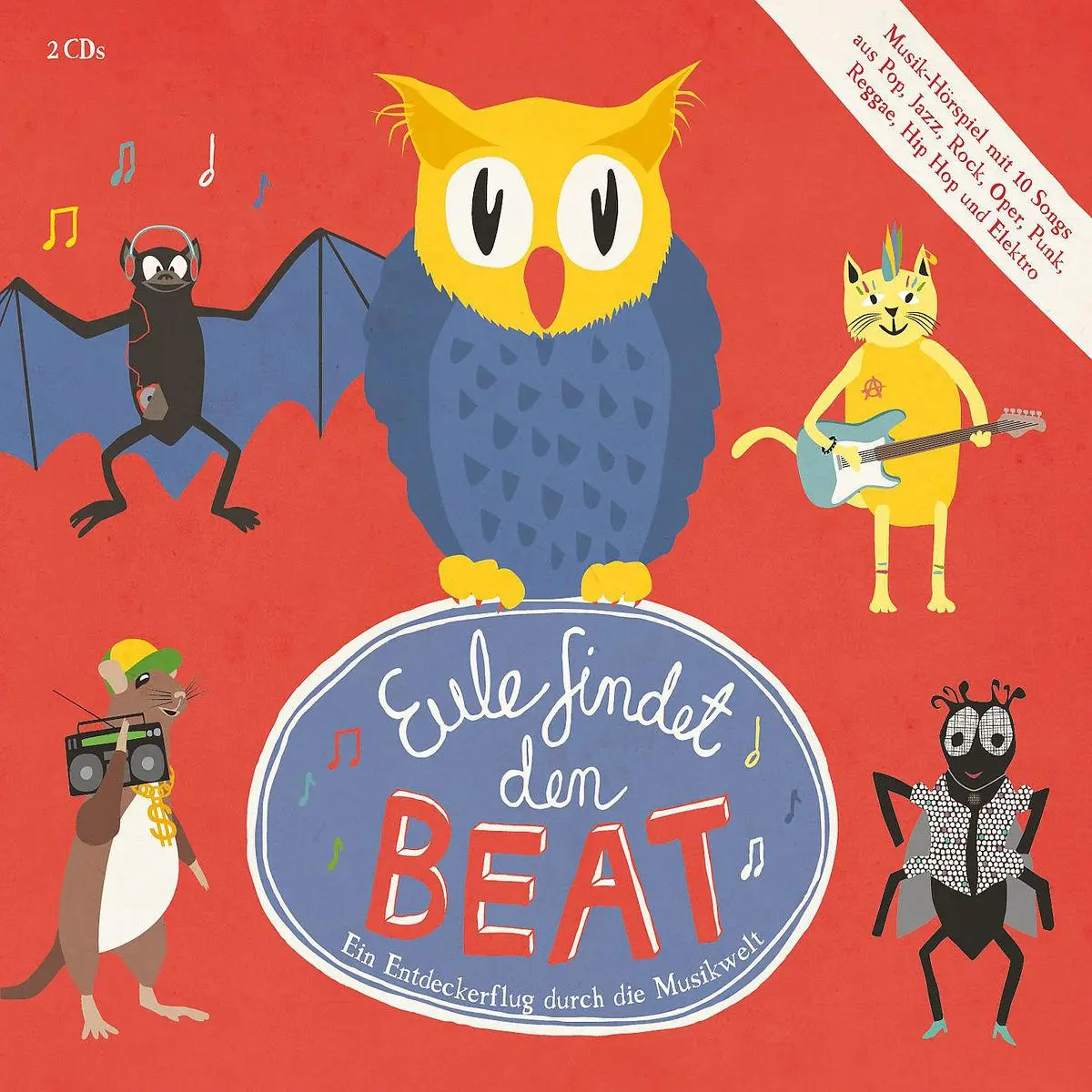 Cover: 602537671533 | Eule findet den Beat (Musik-Hörspiel) | Nina Grätz | Audio-CD | 2014