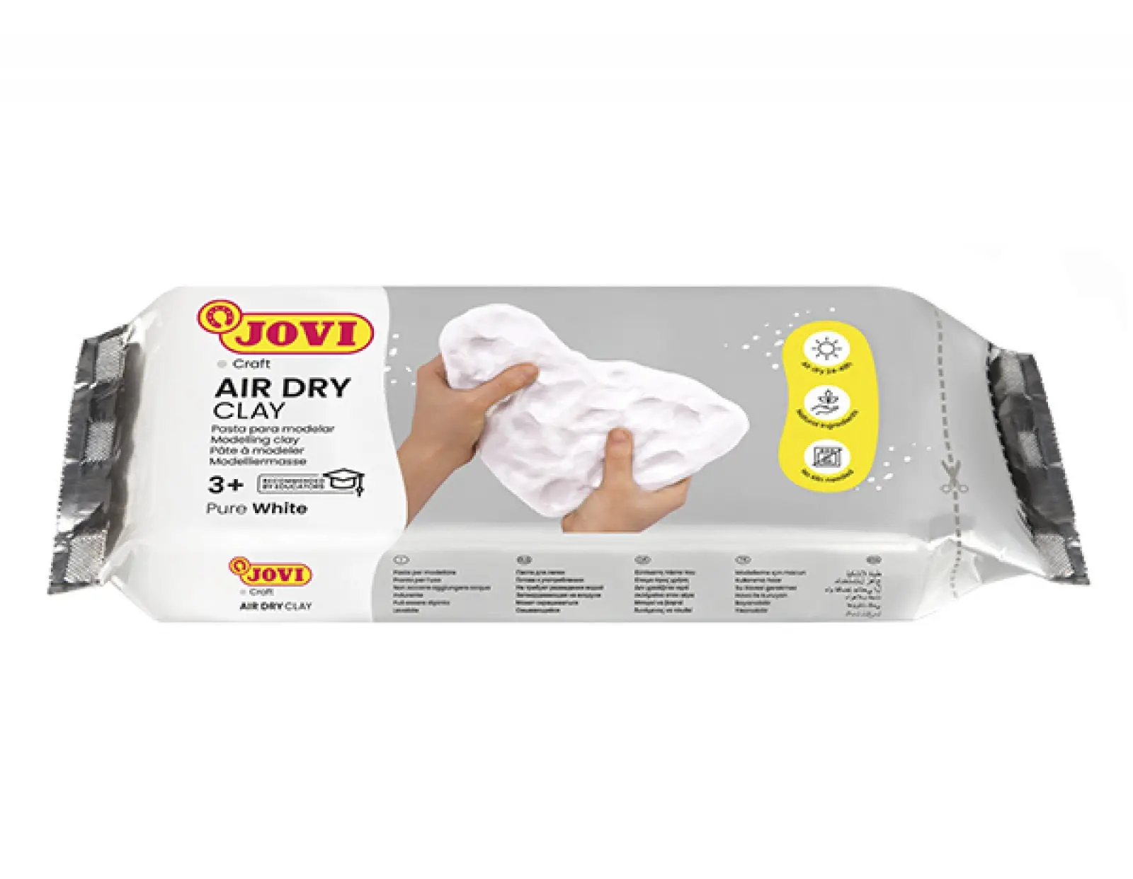 Cover: 8412027001533 | JOVI Air Dry Clay Modelliermasse lufthärtend, 1000 g weiss | 86-JV