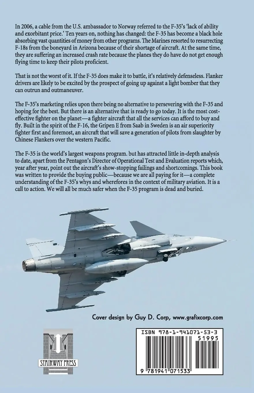 Rückseite: 9781941071533 | American Gripen | The Solution to the F-35 Nightmare | David Archibald