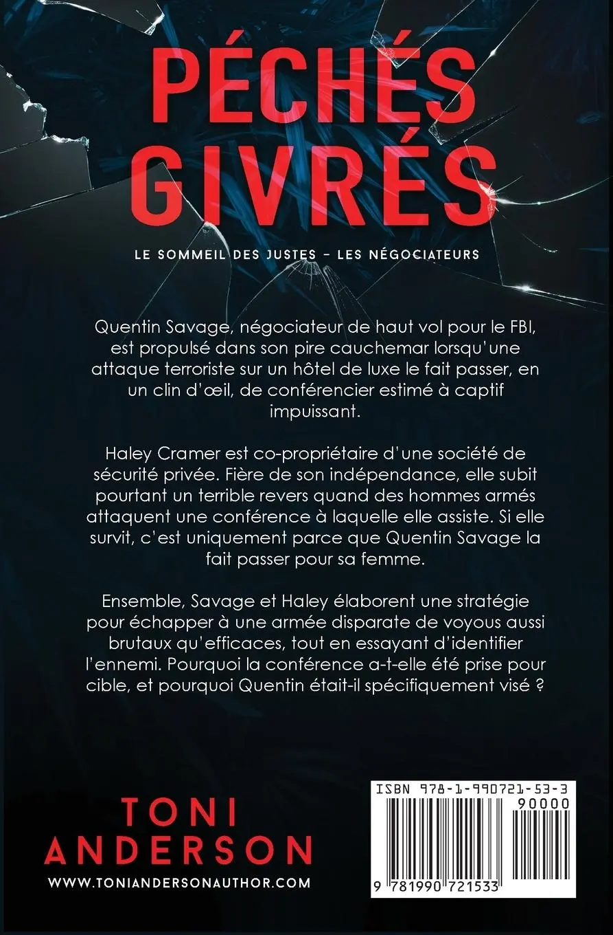 Rückseite: 9781990721533 | Péchés givrés | Toni Anderson | Taschenbuch | Französisch | 2023