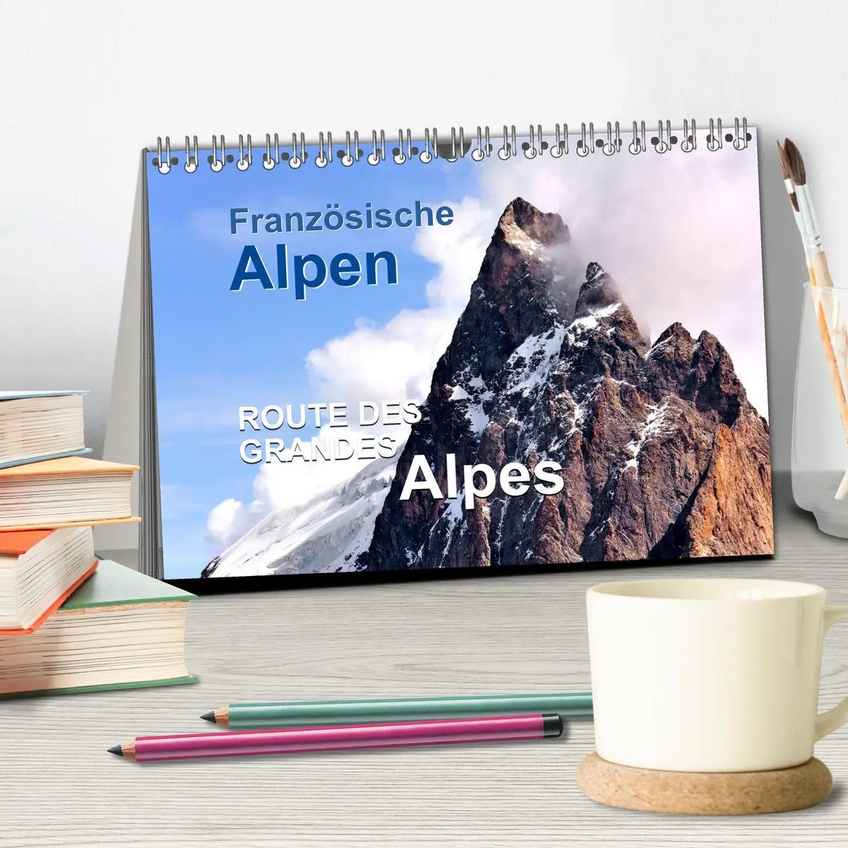 Bild: 9783457901533 | Französische Alpen - Route des Grandes Alpes (Tischkalender 2026...