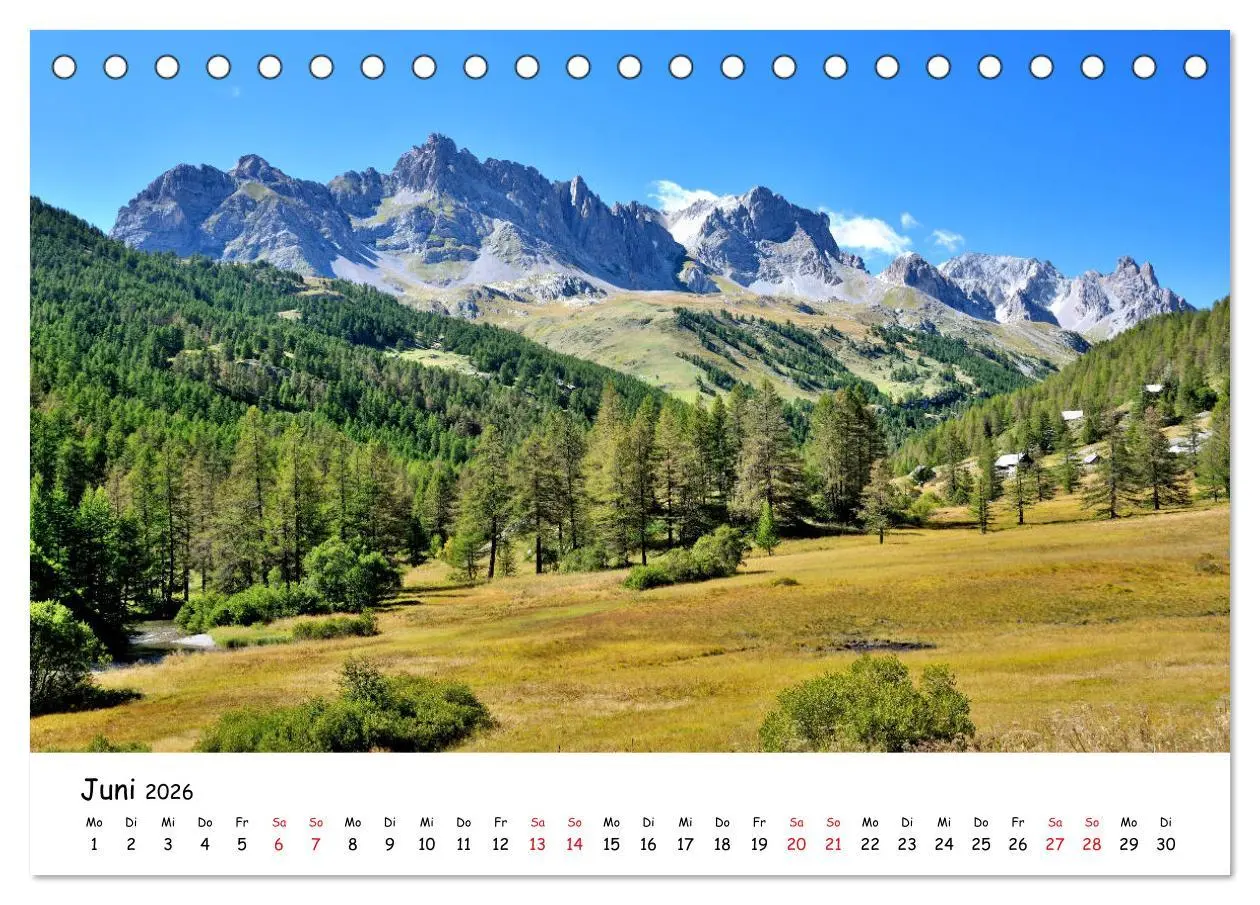 Bild: 9783457901533 | Französische Alpen - Route des Grandes Alpes (Tischkalender 2026...