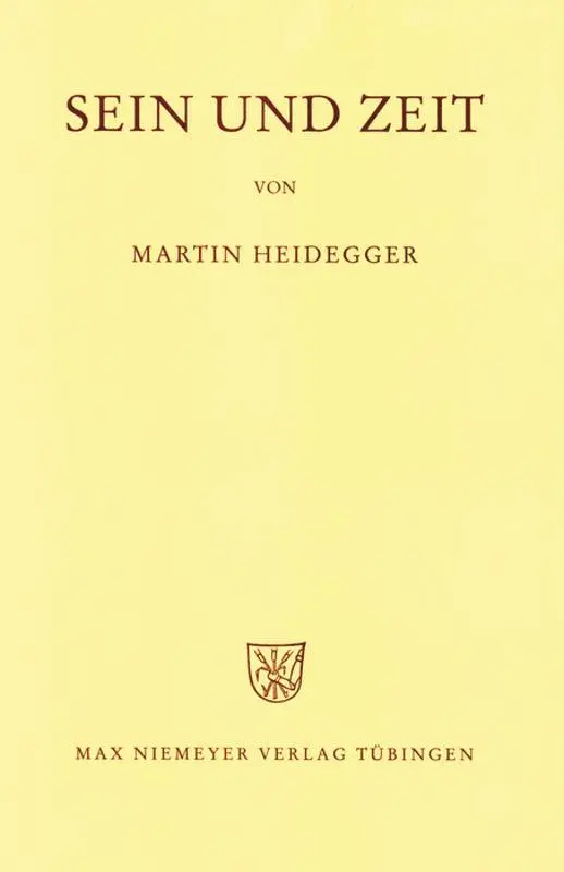 Cover: 9783484701533 | Gesamtausgabe Abt. 1 Veröffentlichte Schriften Bd. 2. Sein und Zeit