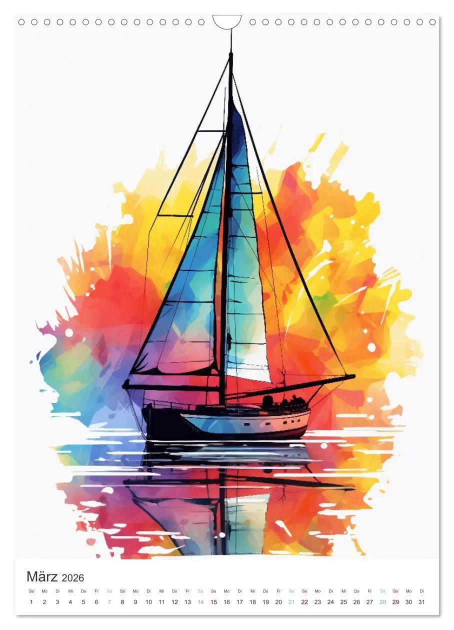 Bild: 9783516301533 | Segeln und Regatta (Wandkalender 2026 DIN A3 hoch), CALVENDO...