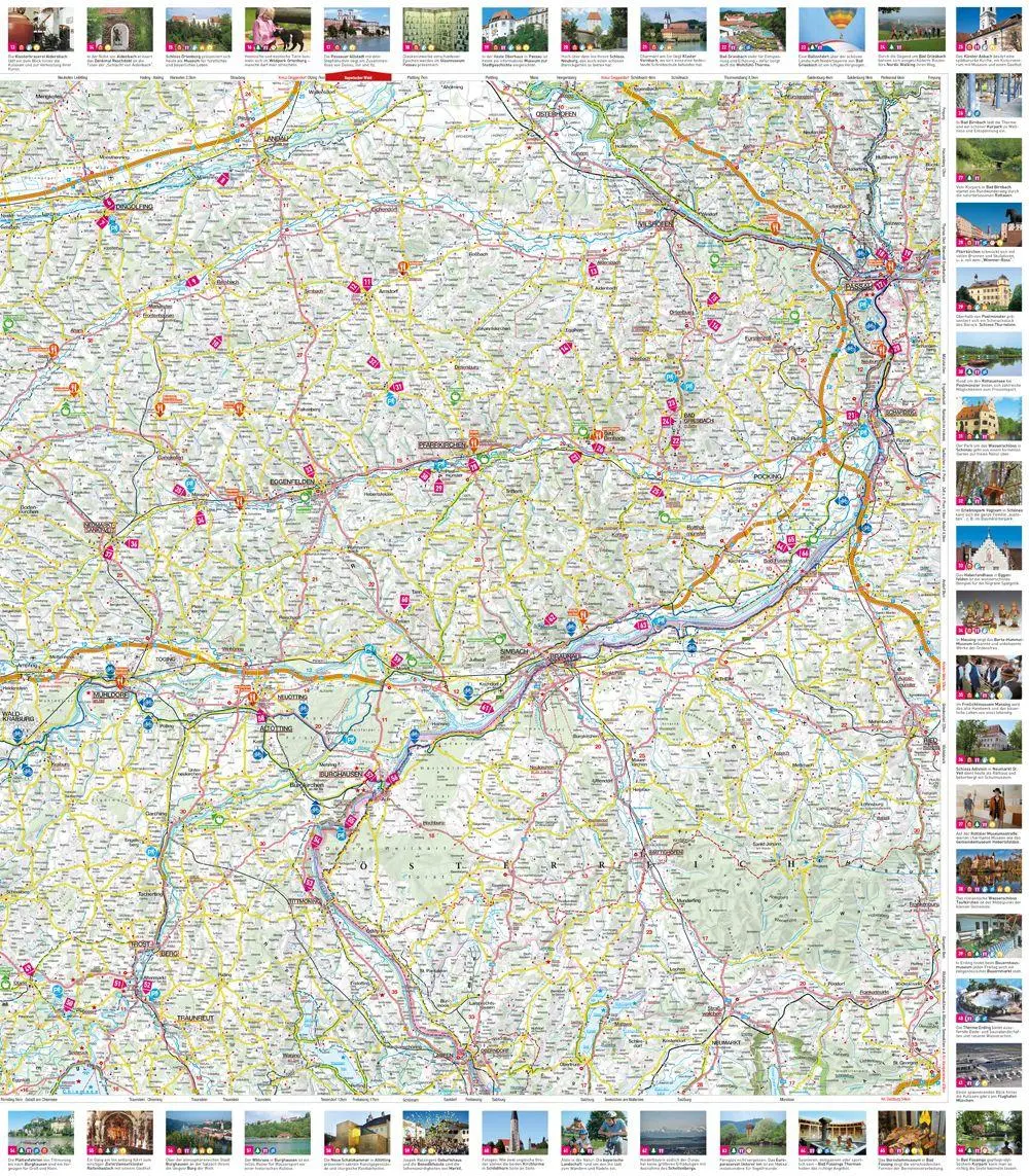 Bild: 9783575021533 | MARCO POLO Freizeitkarte 44 Niederbayern, Rottal-Inn 1:130.000 | 2025