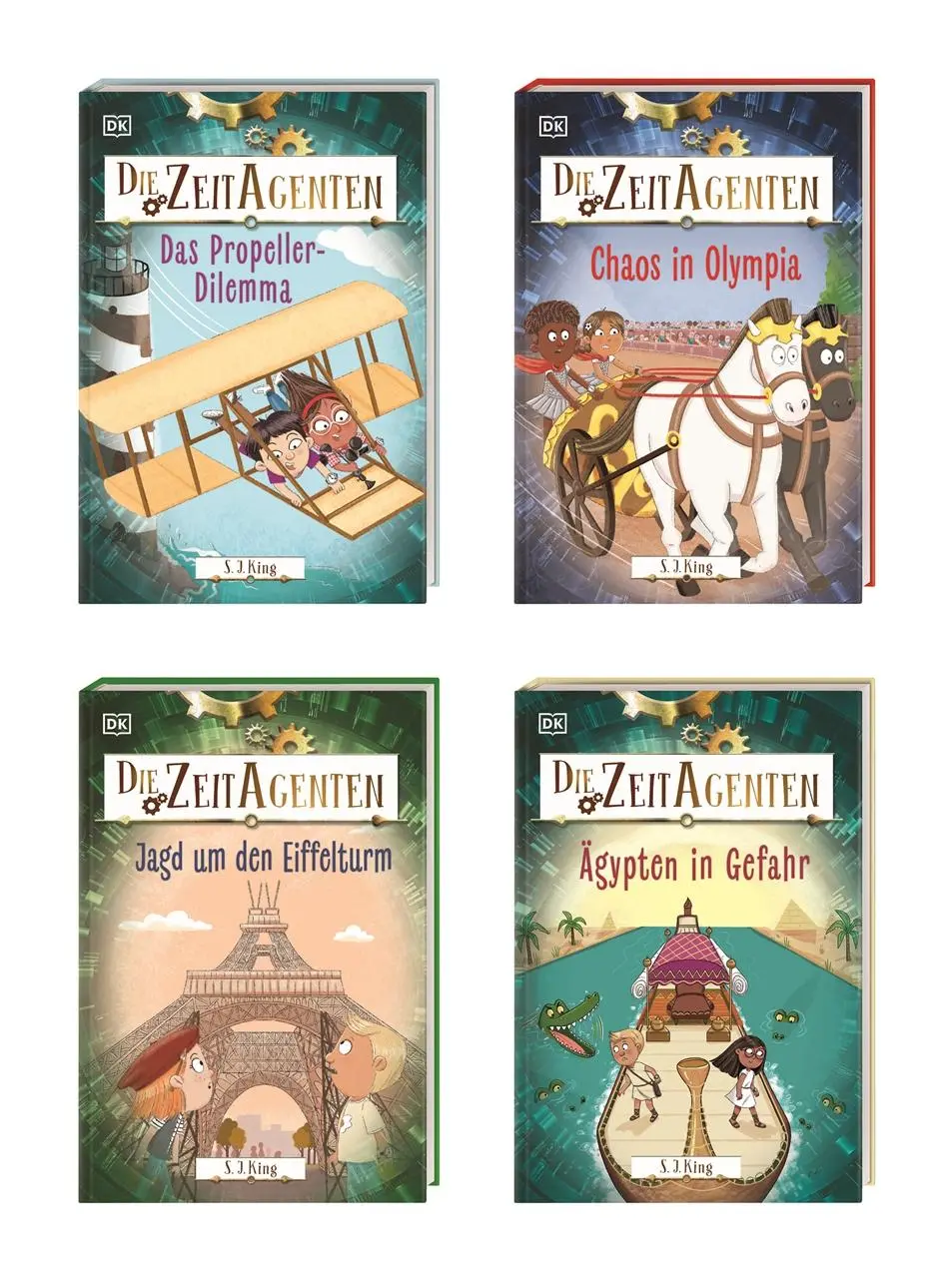 Cover: 9783831051533 | Die Zeit-Agenten Kennenlern-Paket (4 Bände) | S. J. King | Buch | 2025