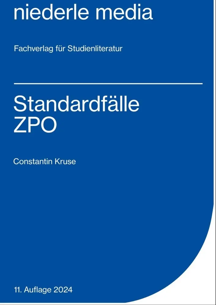 Cover: 9783867241533 | Standardfälle ZPO | Constantin Kruse | Taschenbuch | 118 S. | Deutsch