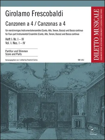 Canzonen a 4 Bd 1