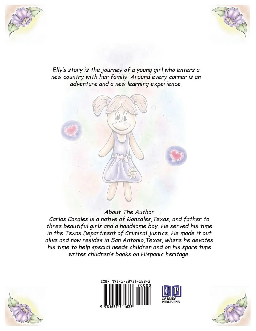 Rückseite: 9781637511633 | Elly | A Learning Experience In a New Country! | Carlos Luis Canales