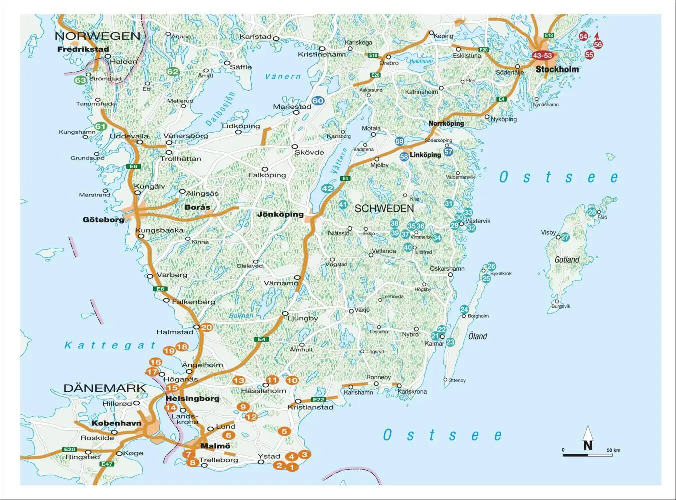 Bild: 9783734331633 | Ab in die Ferien Südschweden | Mit kleinen Entdeckern unterwegs | Linz