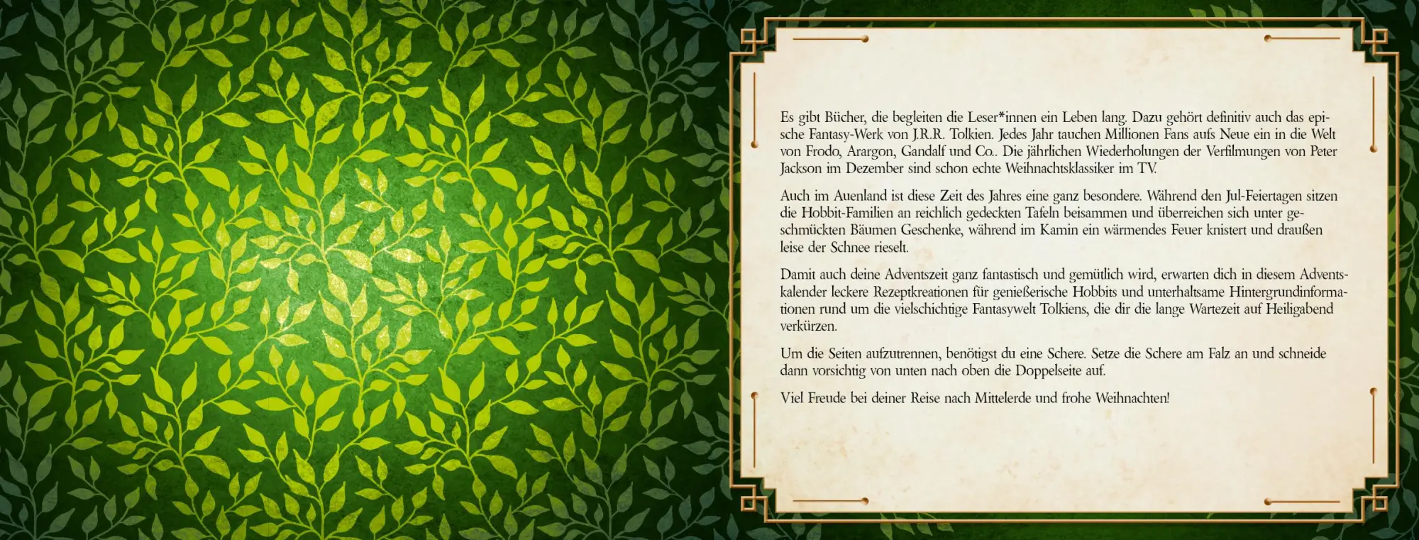 Bild: 9783742321633 | Der inoffizielle Adventskalender für Tolkien-Fans | Rosenthal (u. a.)