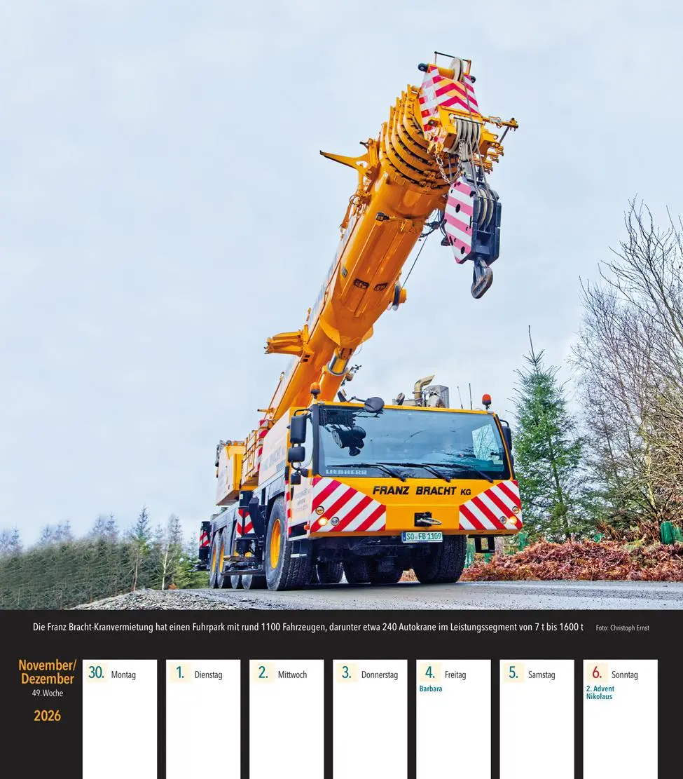 Bild: 9783751611633 | Schwertransporte 2026 | Wochenkalender mit 53 Abbildungen | Kalender