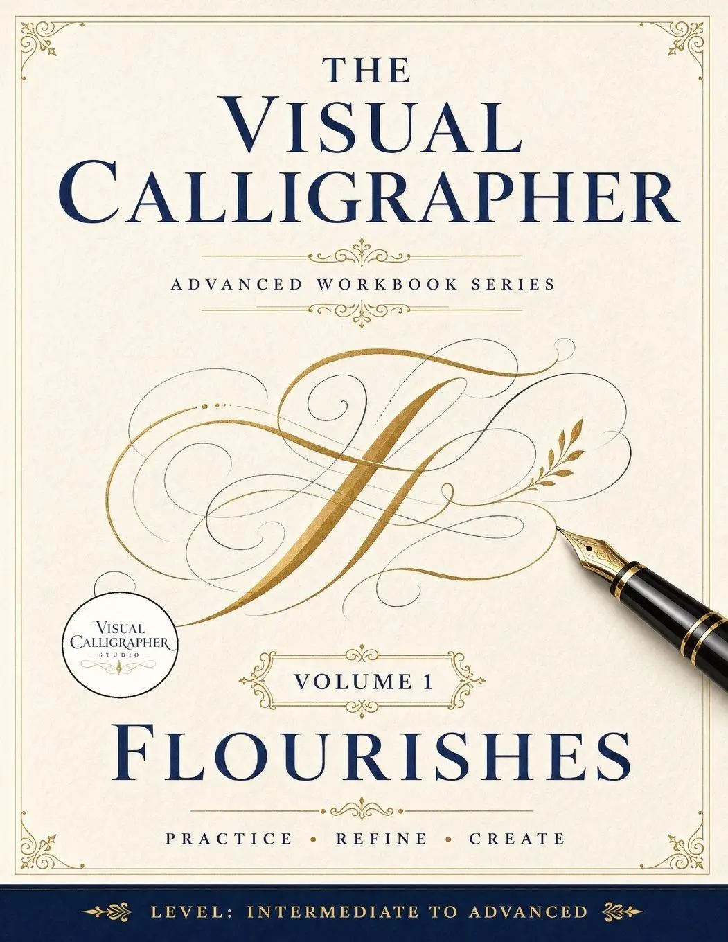 Cover: 9788368391633 | The Visual Calligrapher - Flourishes | The Visual Calligrapher Studio