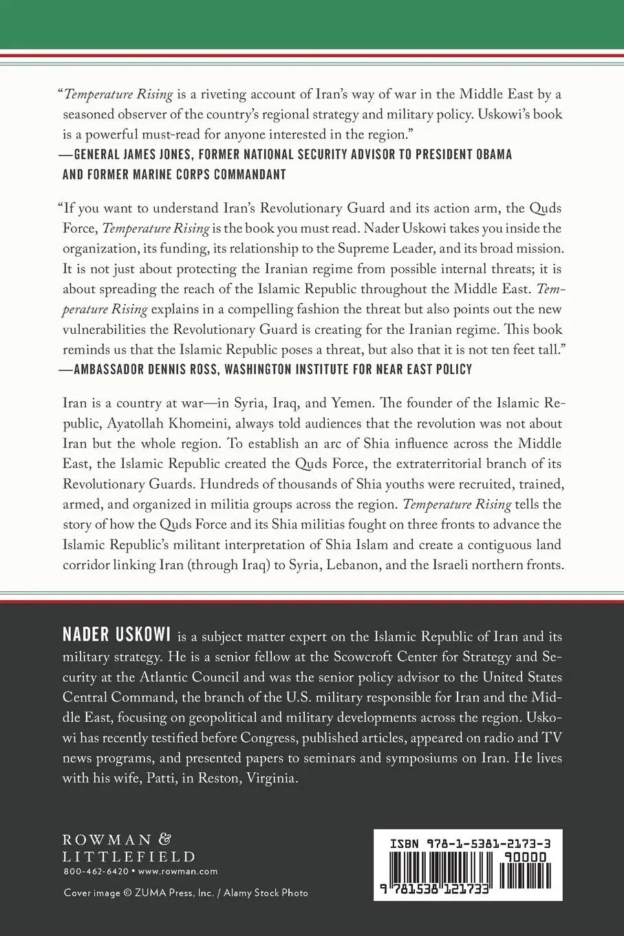 Rückseite: 9781538121733 | Temperature Rising | Nader Uskowi | Taschenbuch | Englisch | 2018