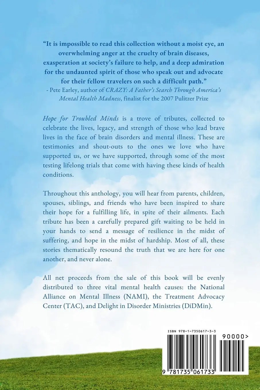Rückseite: 9781735061733 | Hope for Troubled Minds | Tony Roberts | Taschenbuch | Englisch | 2024