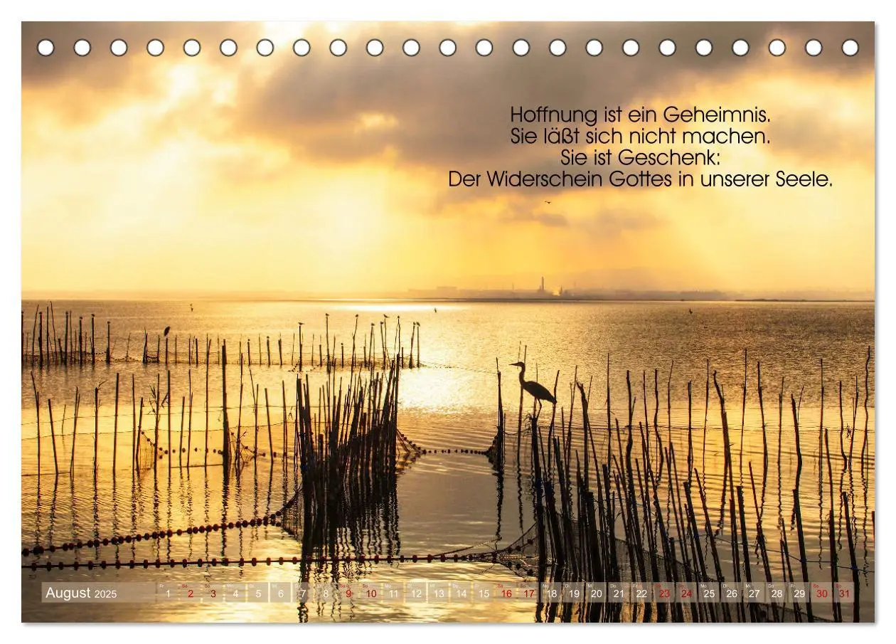 Bild: 9783435101733 | Funken der Hoffnung (Tischkalender 2025 DIN A5 quer), CALVENDO...