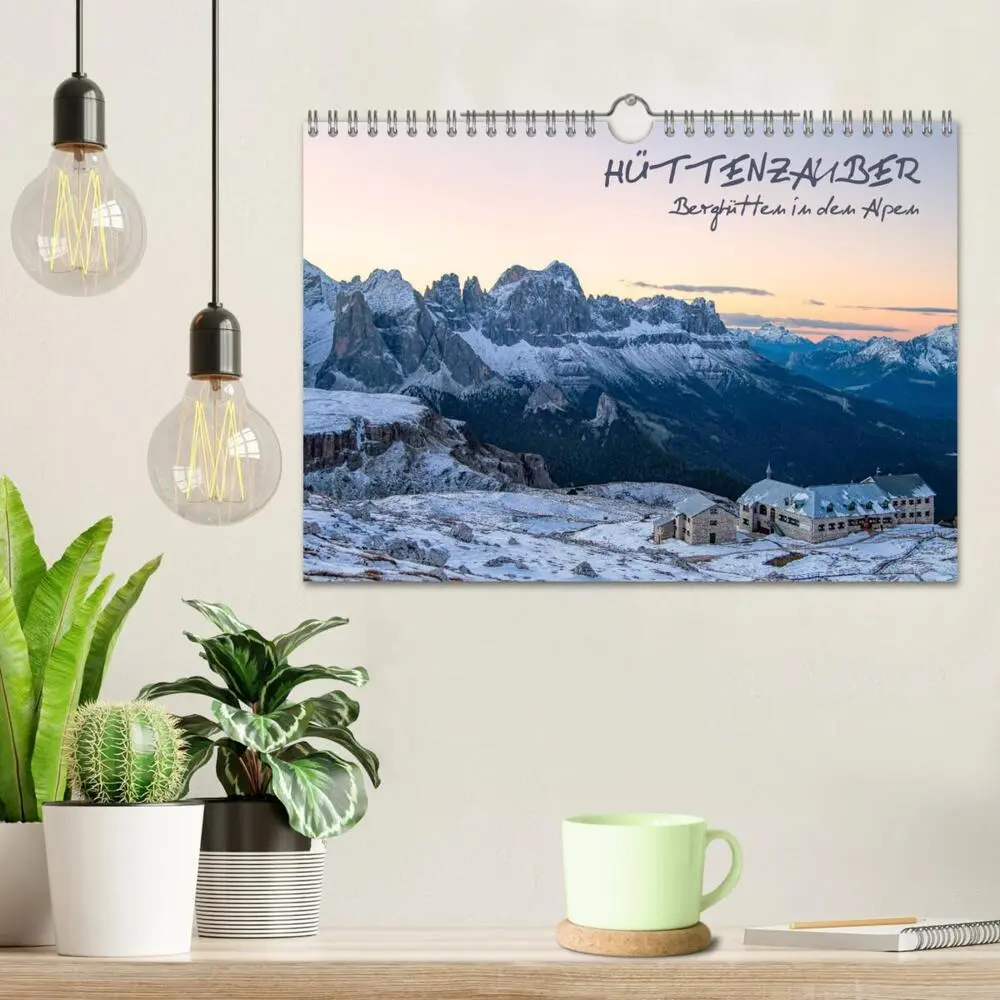 Bild: 9783435271733 | Hüttenzauber: Berghütten in den Alpen (Wandkalender 2025 DIN A4...