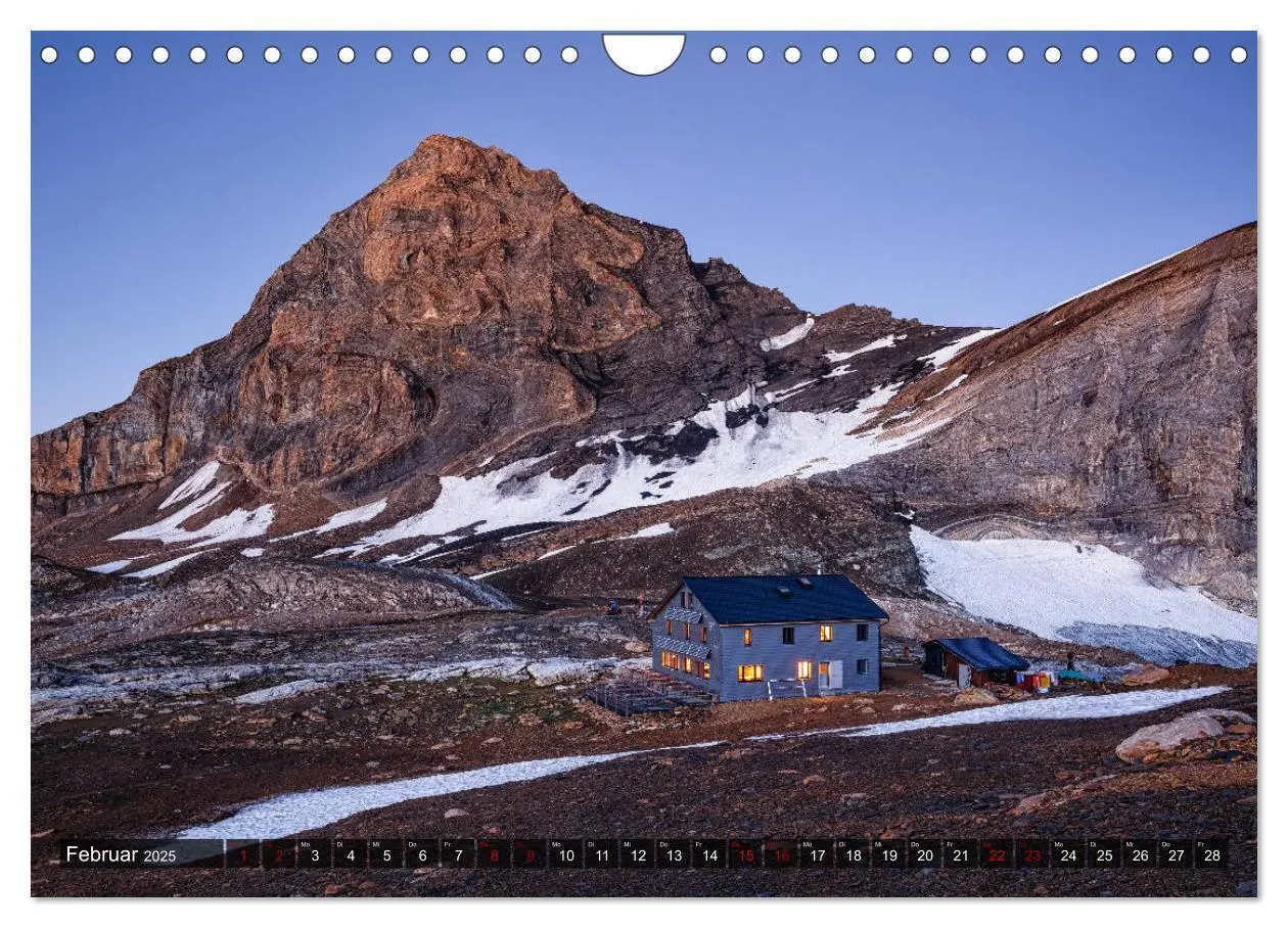 Bild: 9783435271733 | Hüttenzauber: Berghütten in den Alpen (Wandkalender 2025 DIN A4...