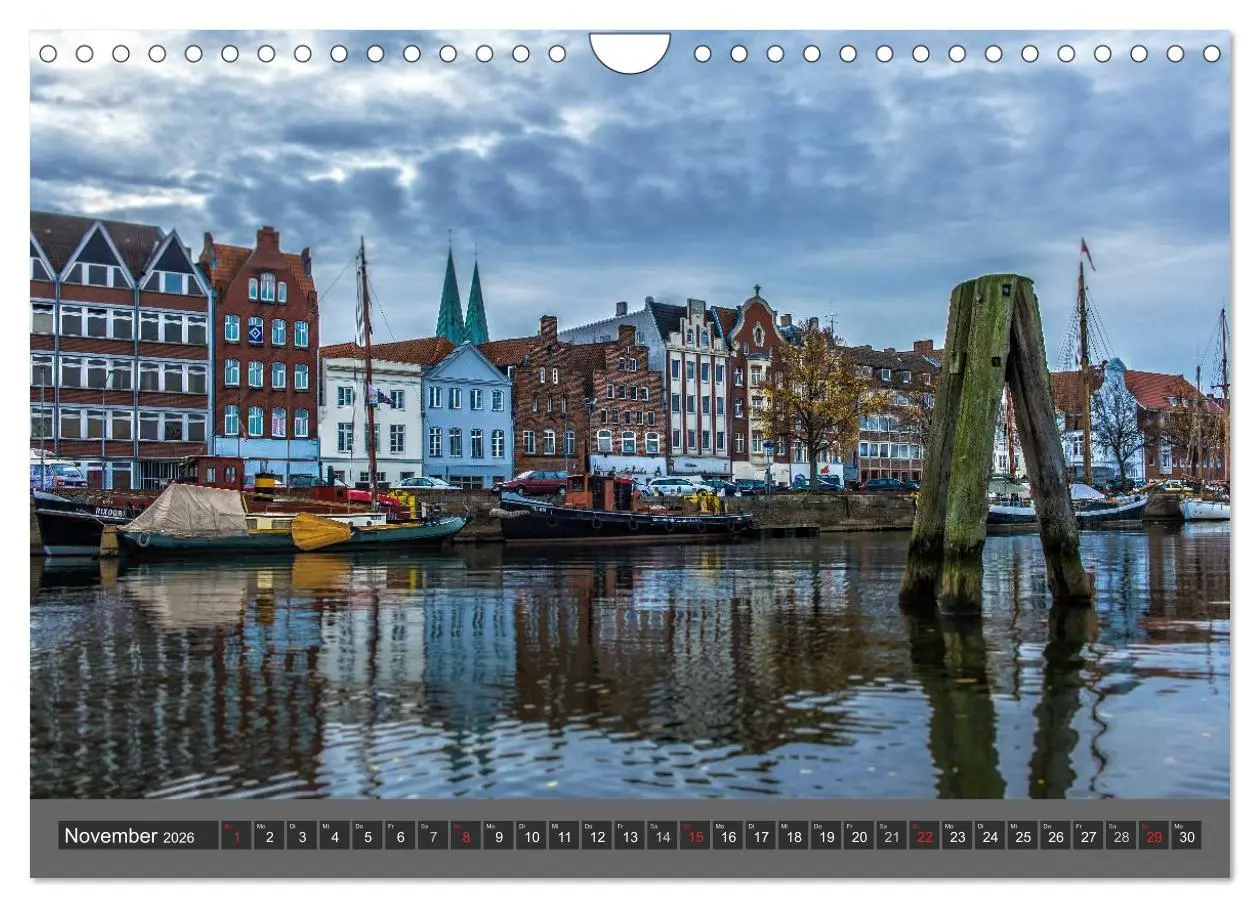 Bild: 9783516071733 | Die Hansestadt Lübeck (Wandkalender 2026 DIN A4 quer), CALVENDO...