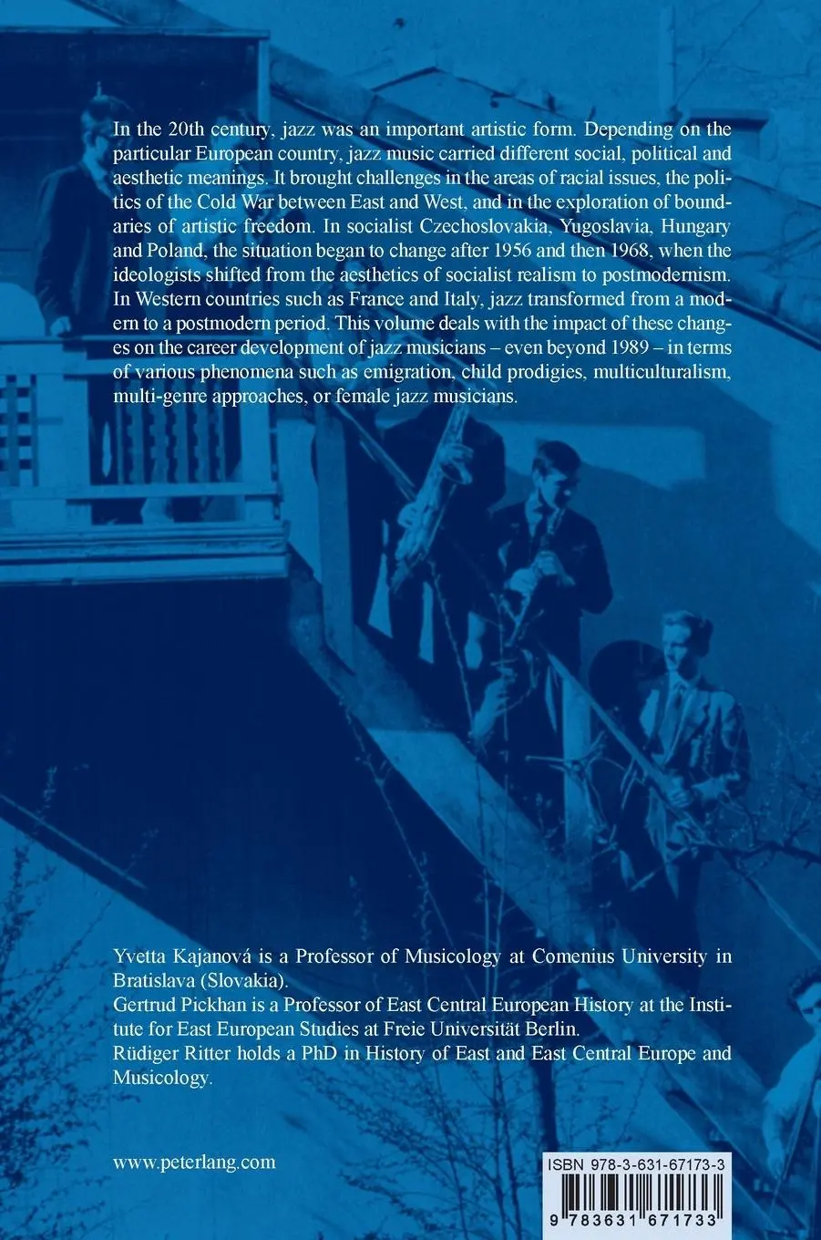 Rückseite: 9783631671733 | Jazz from Socialist Realism to Postmodernism | Yvetta Kajanová (u. a.)