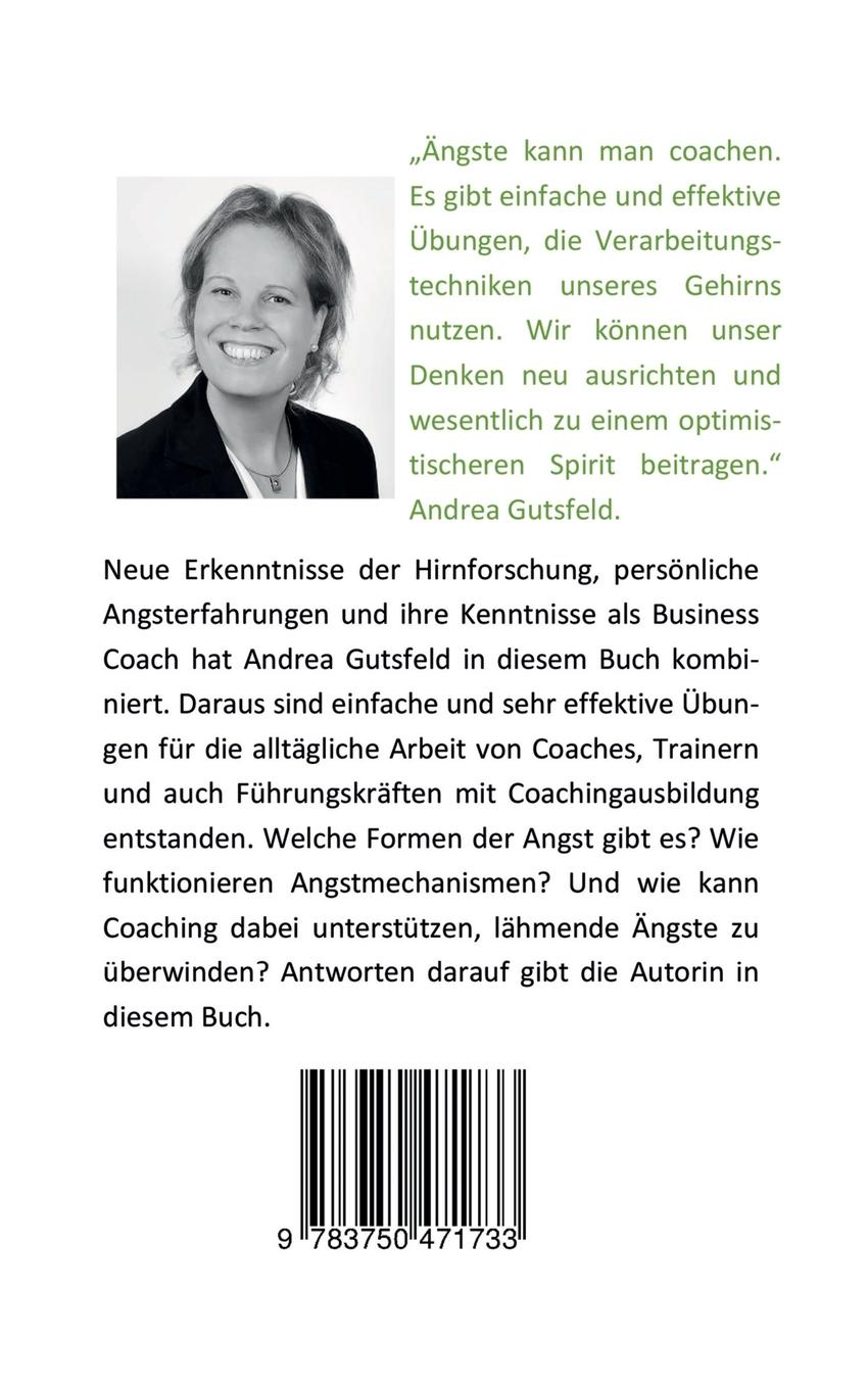 Rückseite: 9783750471733 | Angst erfolgreich coachen | Handbuch für Coaches und Führungskräfte