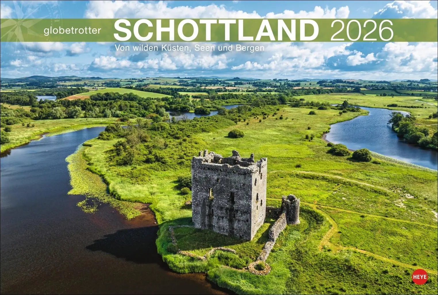 Cover: 9783756411733 | Schottland Globetrotter Kalender 2026 - Von wilden Küsten, Seen und...