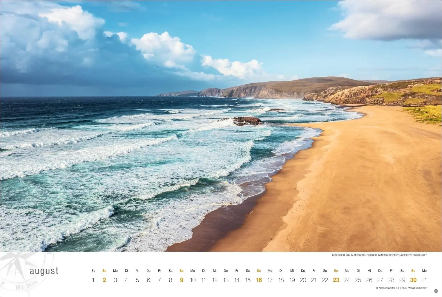 Bild: 9783756411733 | Schottland Globetrotter Kalender 2026 - Von wilden Küsten, Seen und...