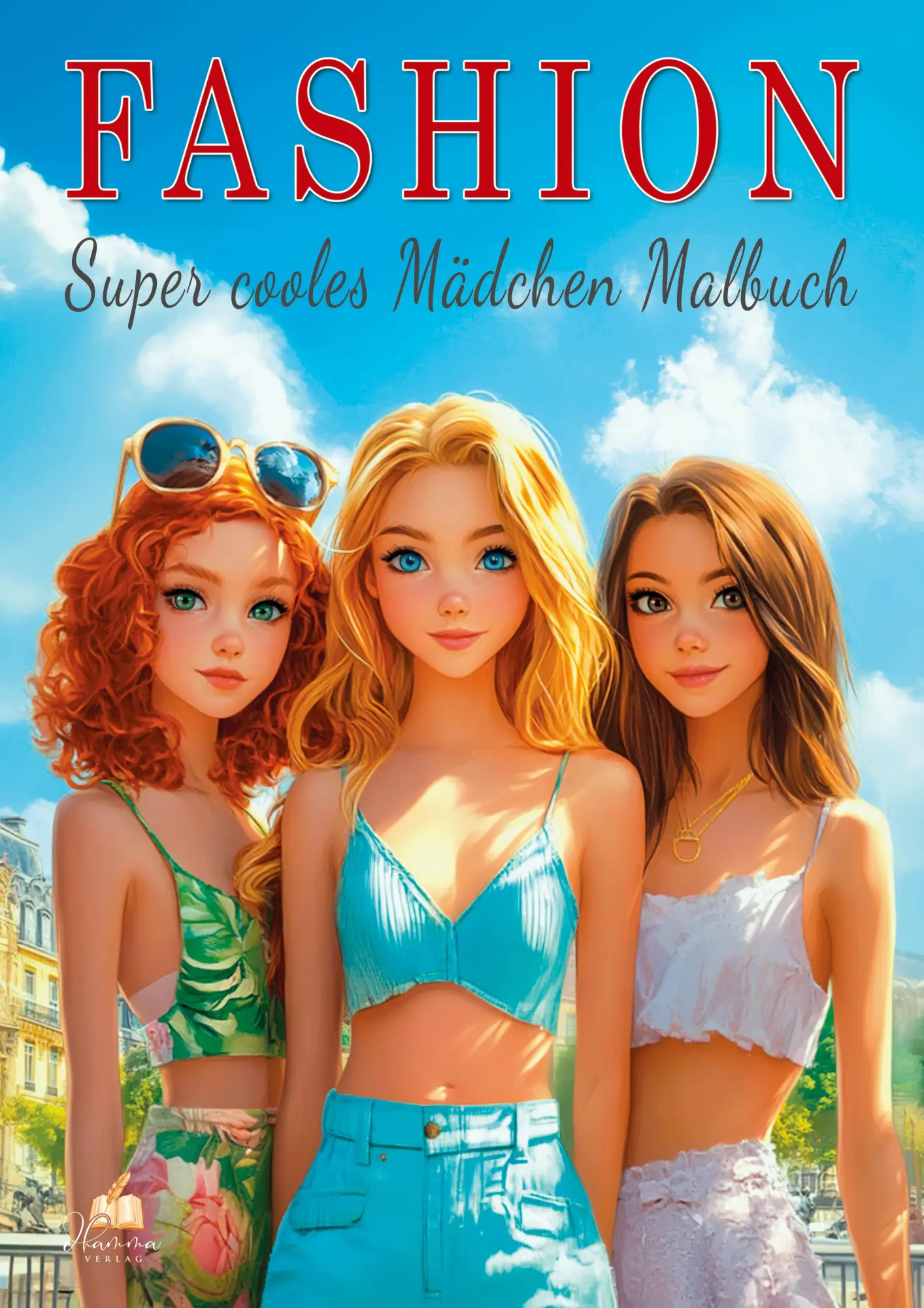 Cover: 9783986571733 | Fashion - Super cooles Mädchen Malbuch ab 10 Jahren mit 50...