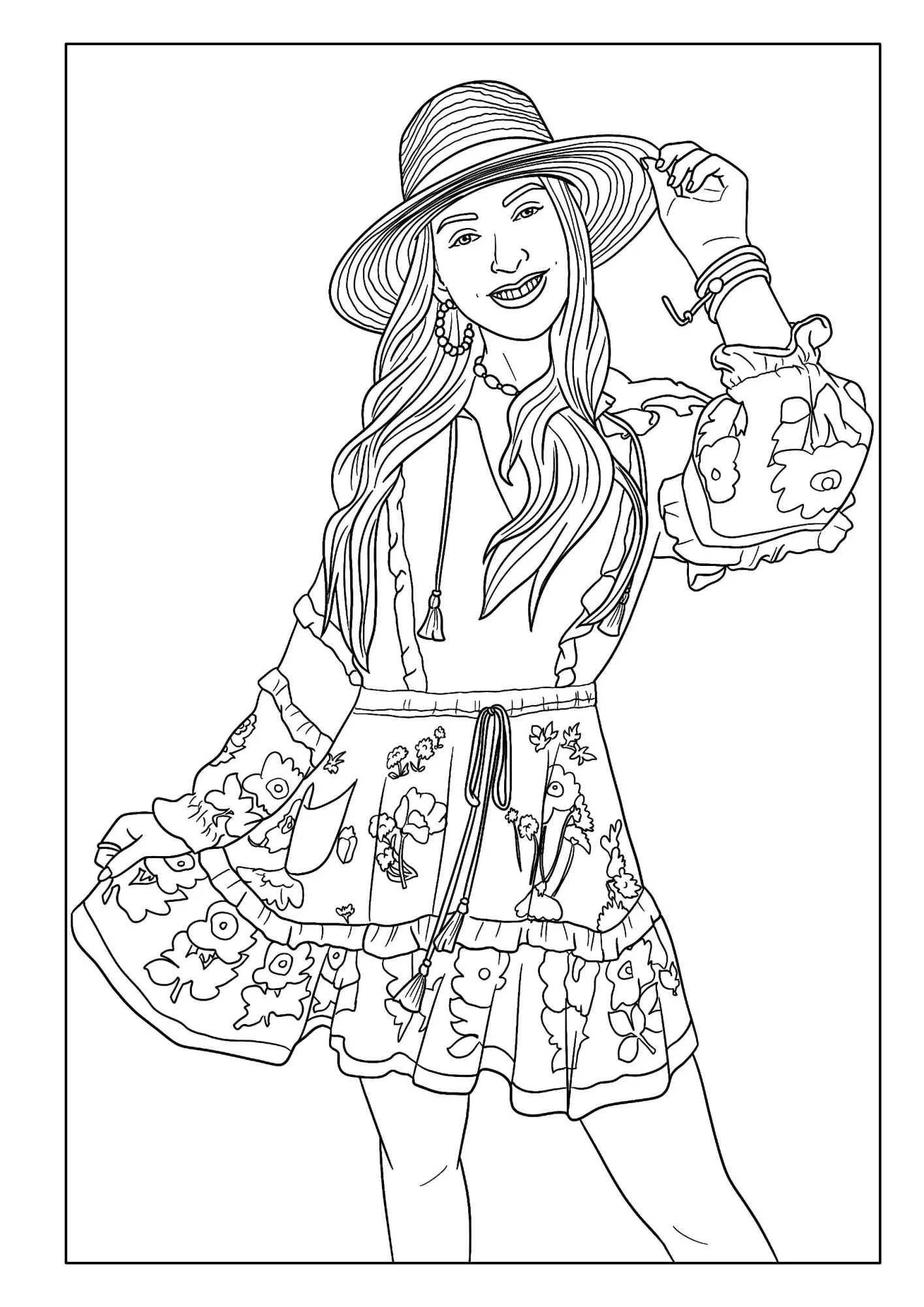 Bild: 9783986571733 | Fashion - Super cooles Mädchen Malbuch ab 10 Jahren mit 50...