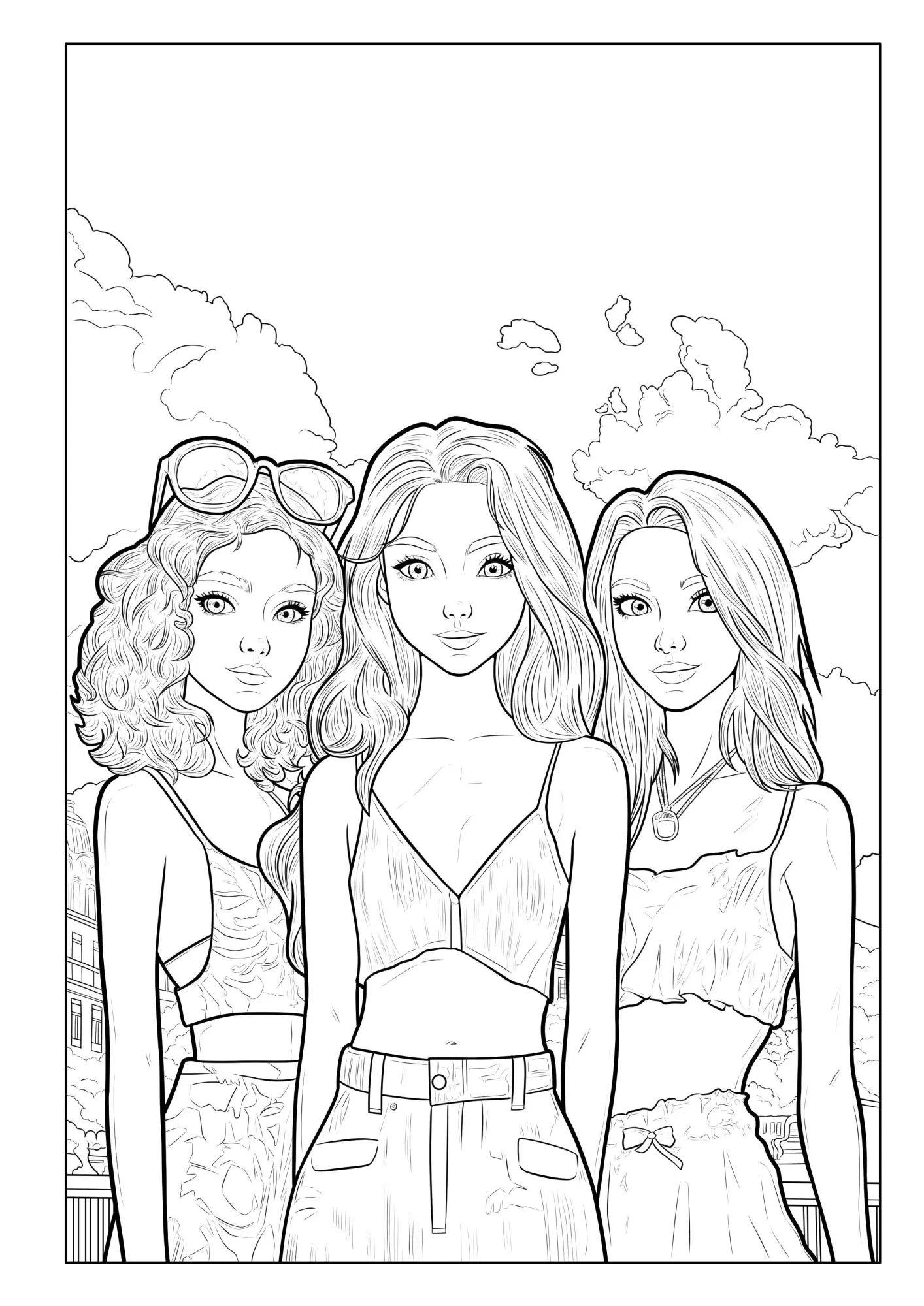 Bild: 9783986571733 | Fashion - Super cooles Mädchen Malbuch ab 10 Jahren mit 50...
