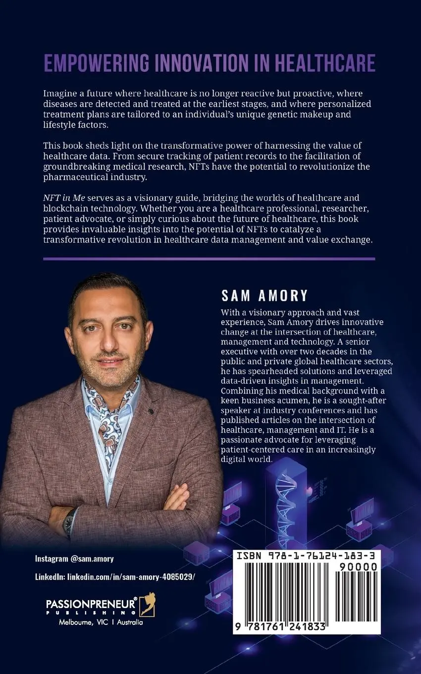 Rückseite: 9781761241833 | NFT in ME | Monetizing Healthcare Data in the Quest for Utopia | Amory