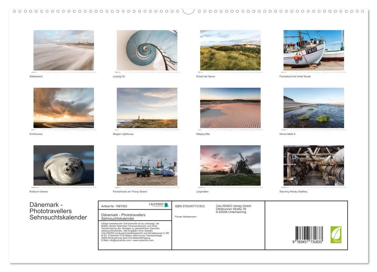 Bild: 9783457731833 | Dänemark - Phototravellers Sehnsuchtskalender (hochwertiger Premium...