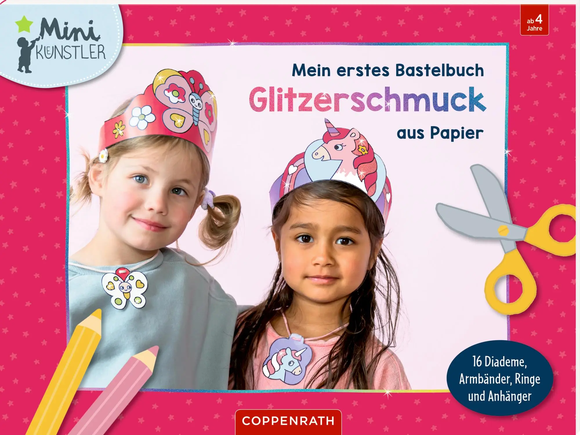 Cover: 9783649651833 | Mein erstes Bastelbuch - Glitzerschmuck aus Papier | Kristin Labuch
