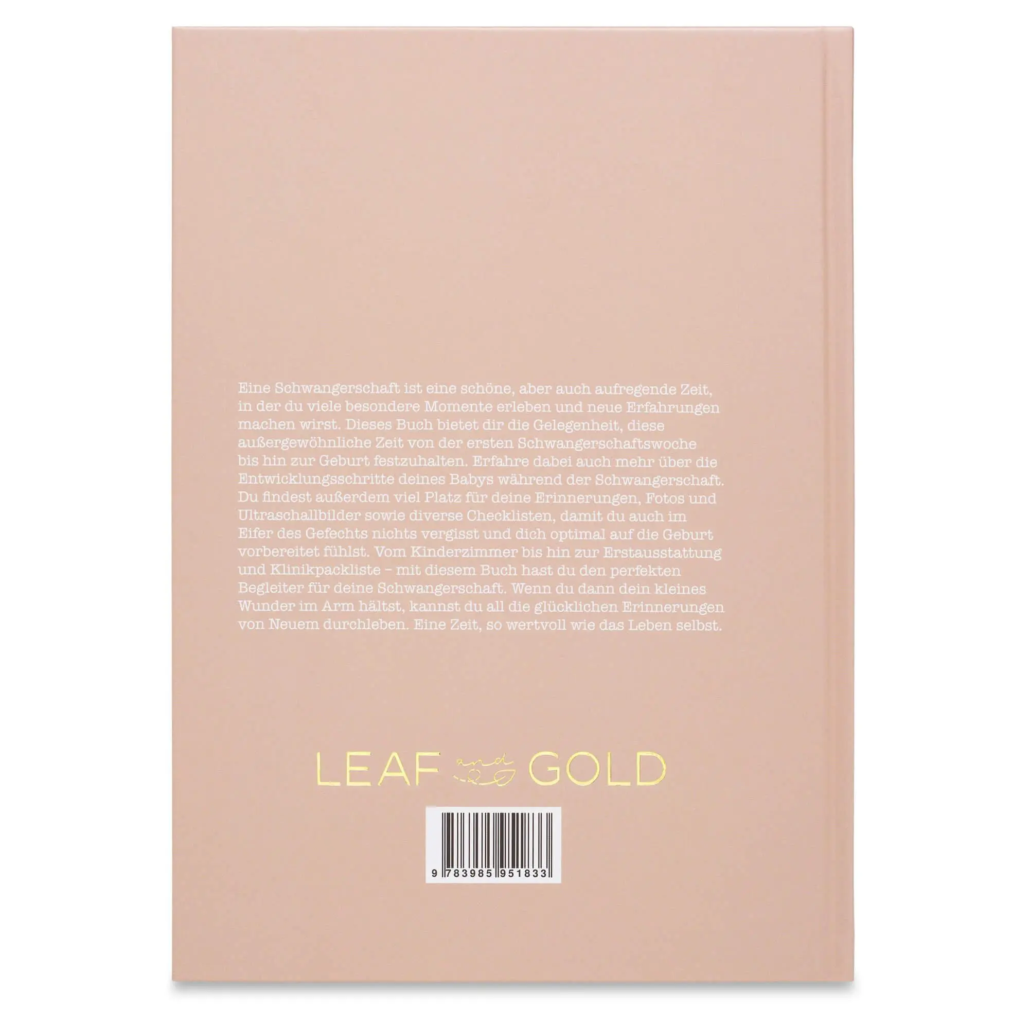 Bild: 9783985951833 | Meine Schwangerschaft | Ich werde Mama (antikrosa) | Leaf &amp; Gold