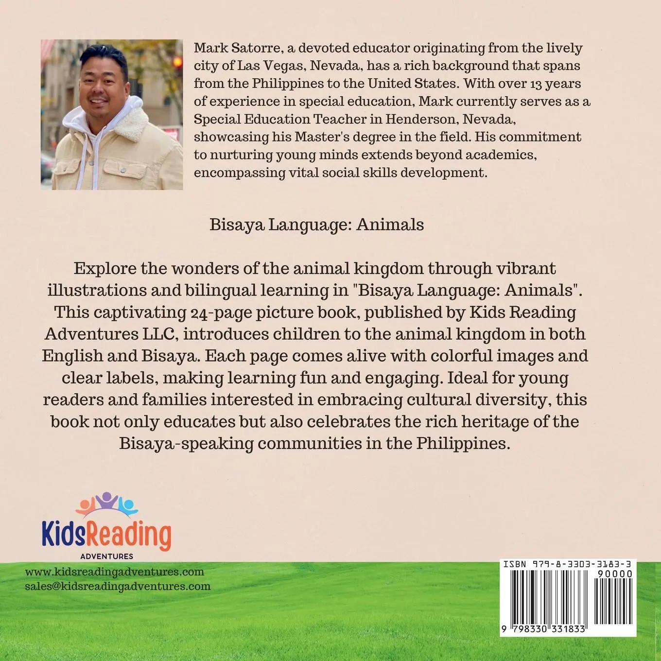 Rückseite: 9798330331833 | Bisaya Language | Animals | Mark Satorre | Taschenbuch | Cebuano