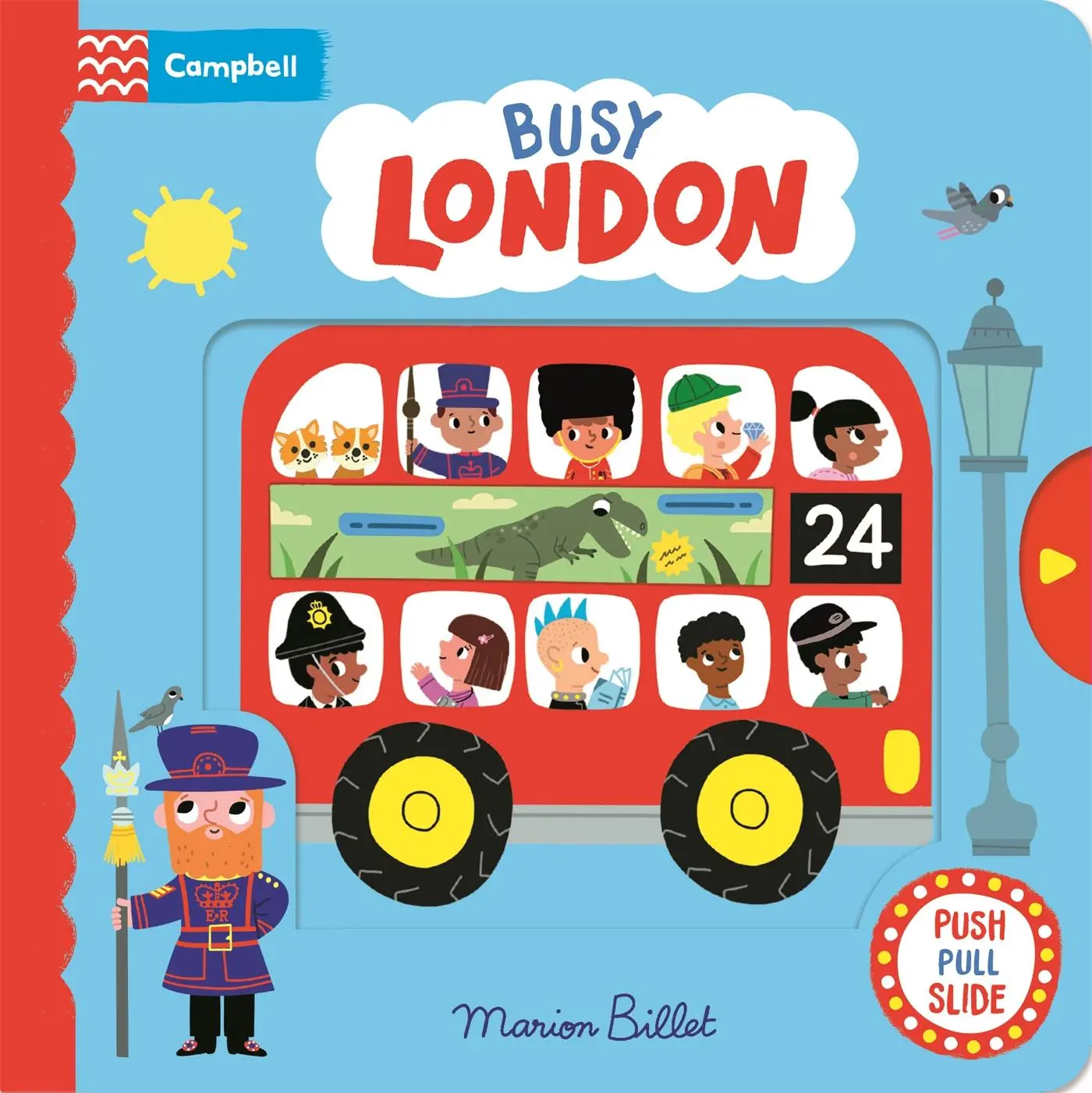 Cover: 9781035011933 | Busy London | A Push, Pull and Slide Book | Marion Billet | Buch