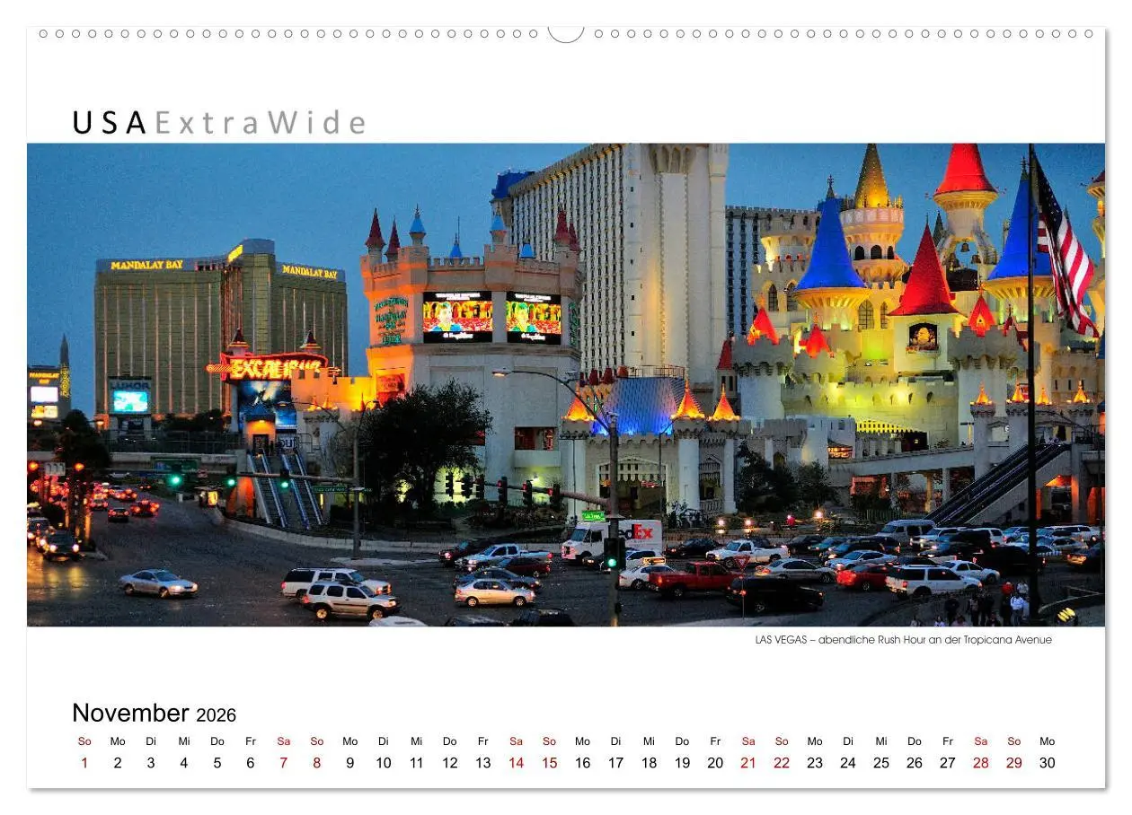 Bild: 9783457271933 | Impressionen aus LAS VEGAS (hochwertiger Premium Wandkalender 2026...
