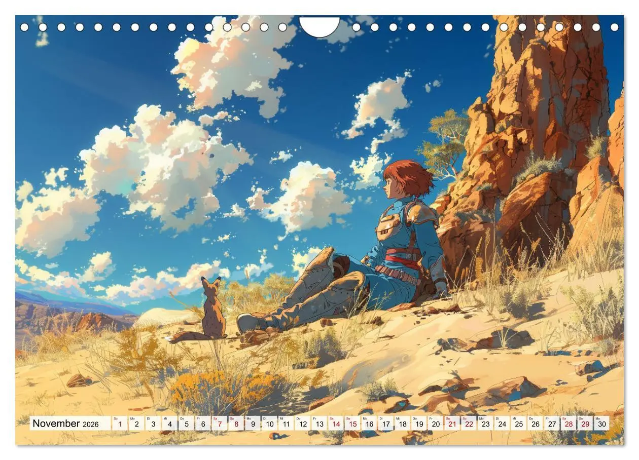 Bild: 9783457341933 | Begegnungen im Anime Zauberland (Wandkalender 2026 DIN A4 quer),...