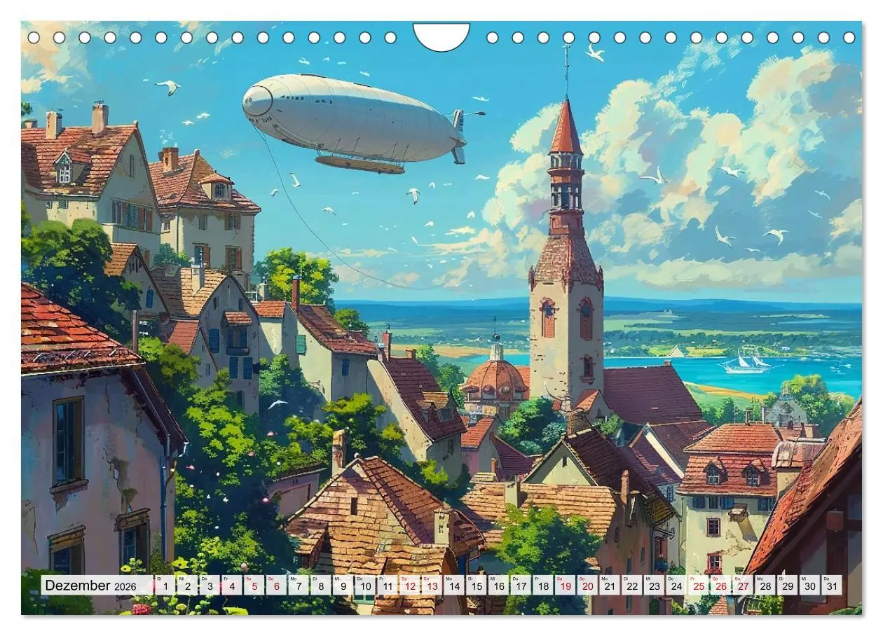 Bild: 9783457341933 | Begegnungen im Anime Zauberland (Wandkalender 2026 DIN A4 quer),...