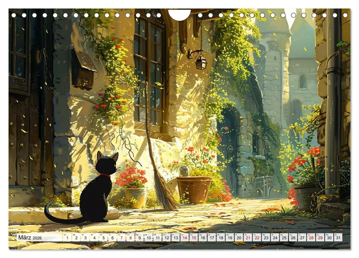 Bild: 9783457341933 | Begegnungen im Anime Zauberland (Wandkalender 2026 DIN A4 quer),...